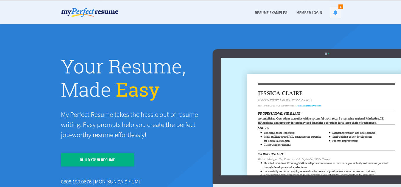 best resume maker website